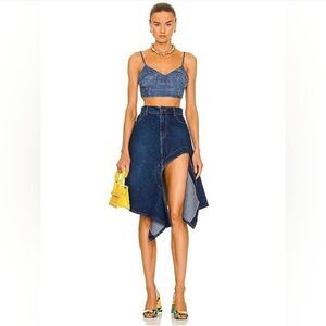 Y/ProjectY/Project Cut Out Denim skirt